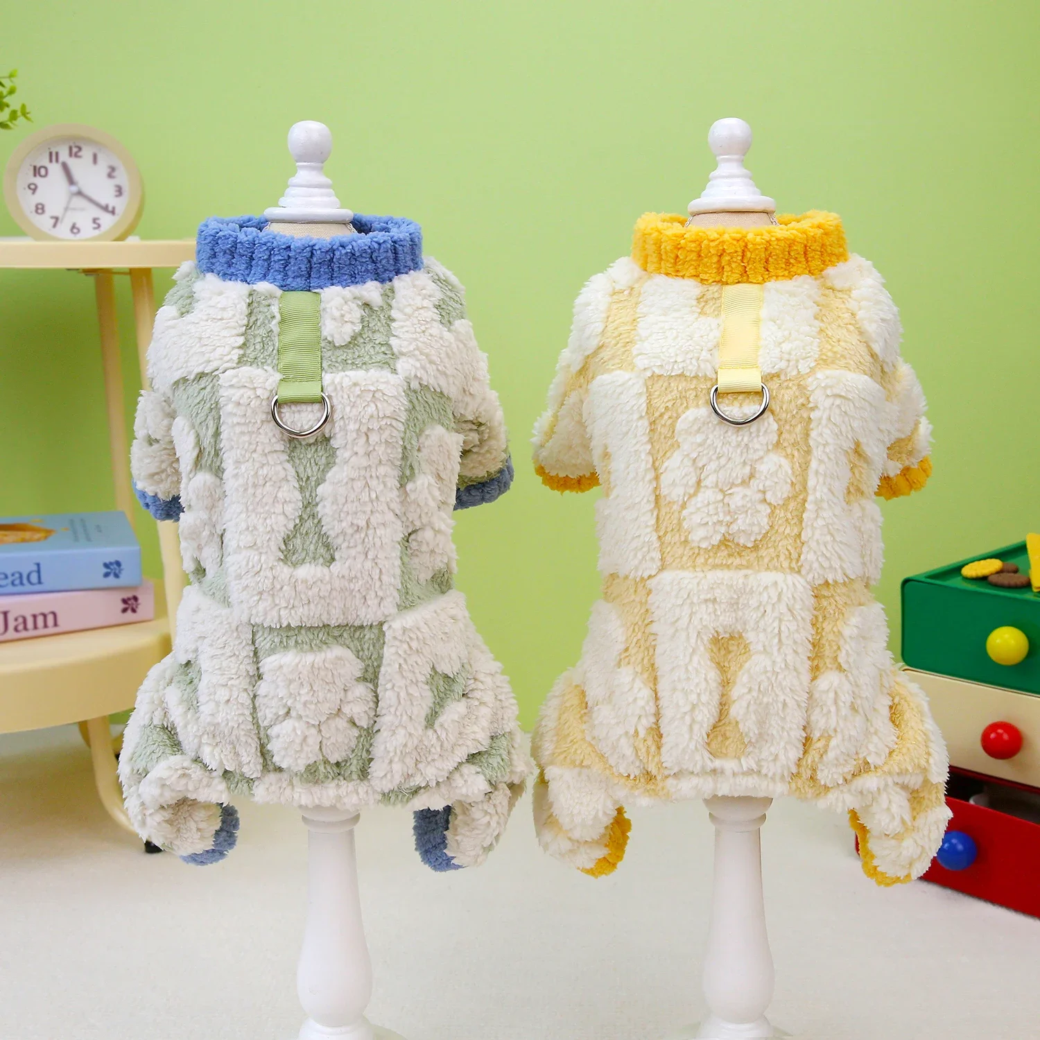 New Warm Dog Jumpsuit Winter Pet Dog Jacket for Small Dog Puppy Apparel Yorkie Clothes French Bulldog Outfit