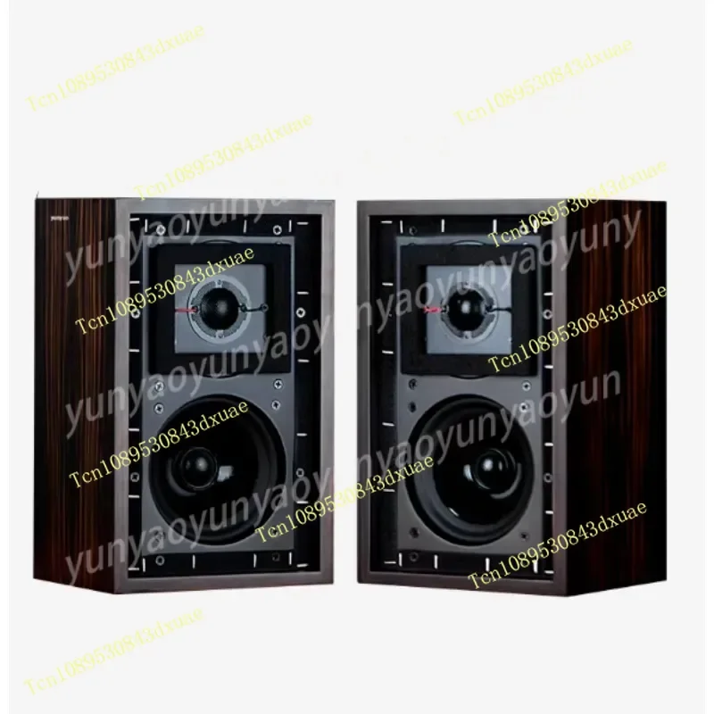Classic LS35A Passive Speakers - Wooden Bookshelf HiFi Audio (Non-Powered)