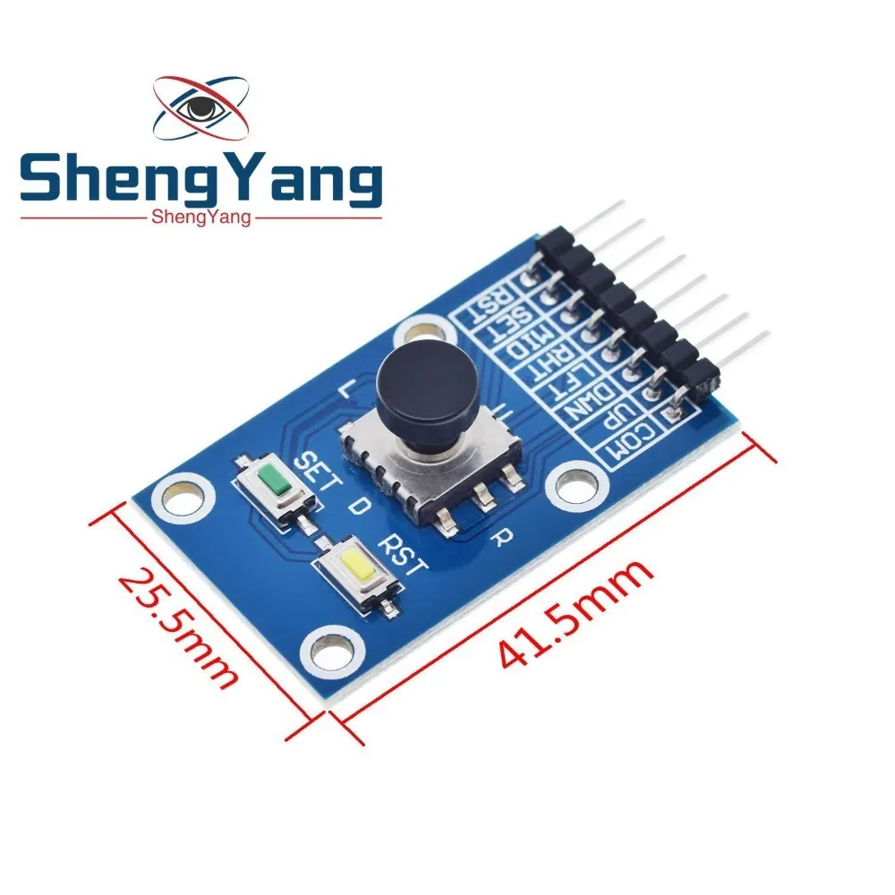 TZT Five Direction Navigation Button Module for MCU AVR Game 5D Rocker Joystick Independent Keyboard for Arduino Joystick Module