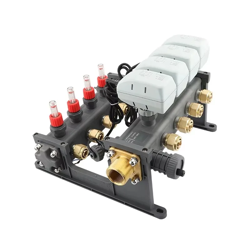 Hvac System Floor Radiant Heating Plastic Manifold