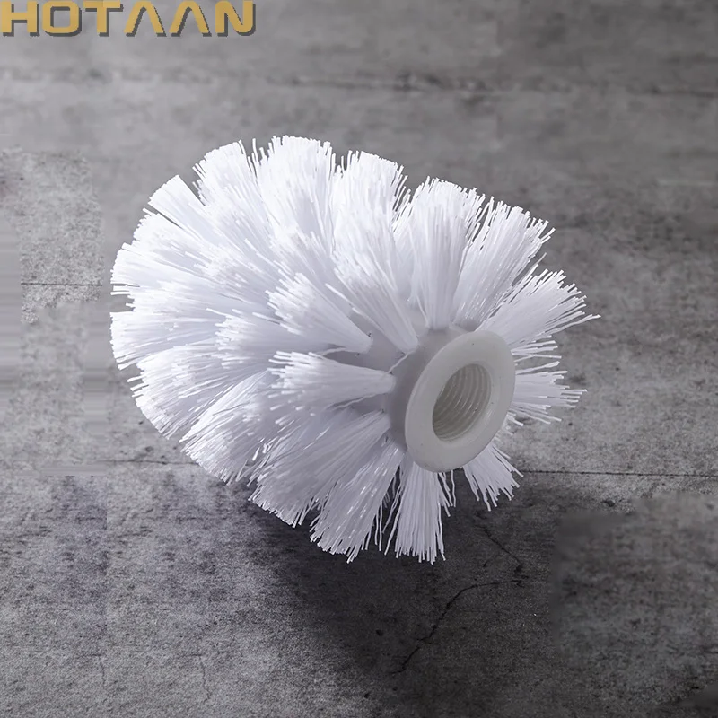 Good Quality Best Promotion 1 PC Replacement for Bathroom Cleaning Toilet Brush White Head Hold Bathroom Tool