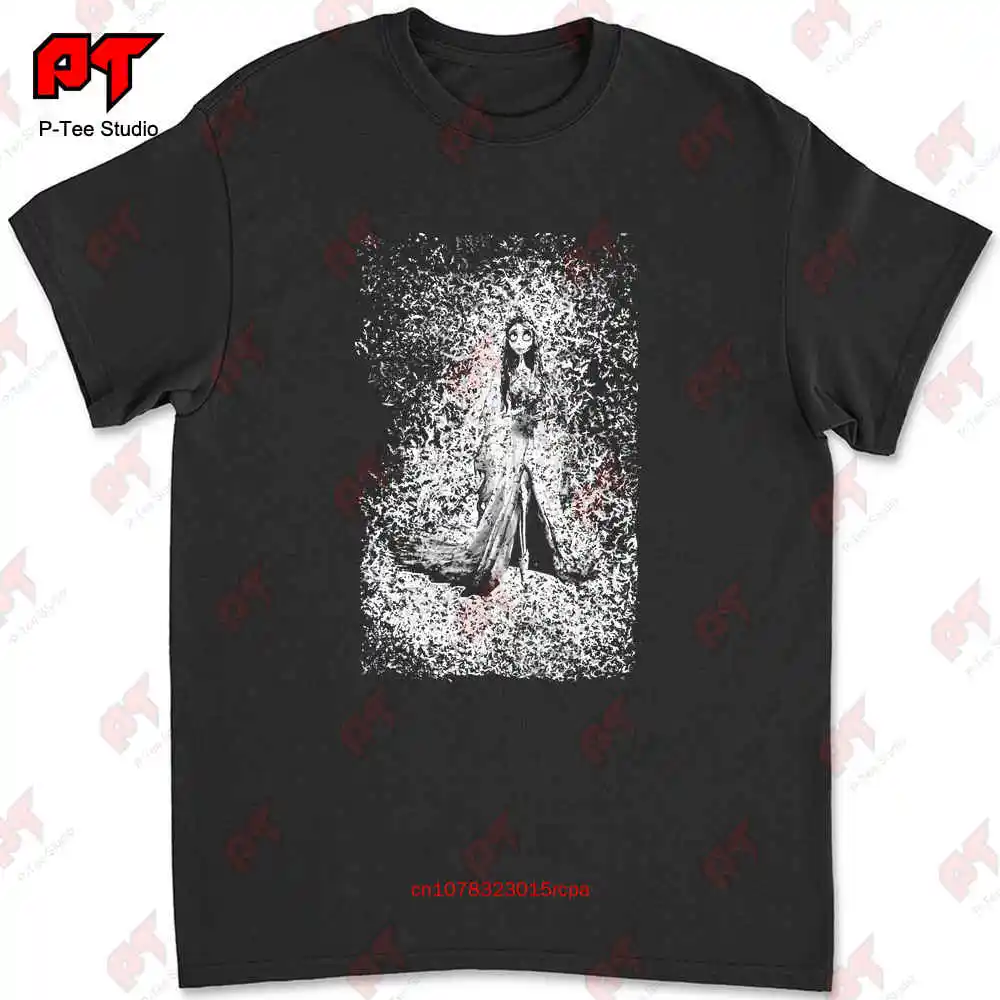 The Corpse Bride Bird Dissolve Movie Emily T-shirt J4DF