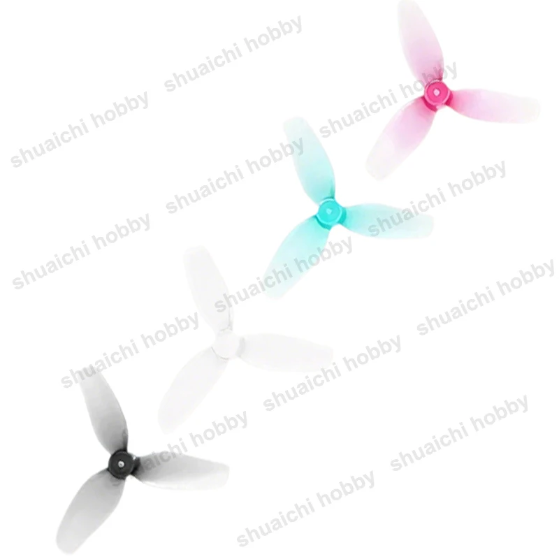 2Pair For BetaFPV Meteor65 Air65 3-Blade 1.2Inch Propeller HQprop Ultralight 1.2x0.9x3 CW/CCW Props FPV Drone Wing Accessories