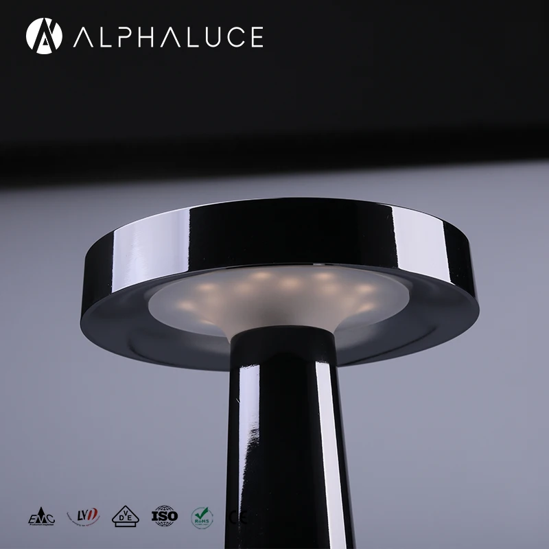 

Portable Rechargeable LED Desk Lamp Touch Dimmable Adjustable Color Temperature AI Smart Light For Office Hotel Bedroom