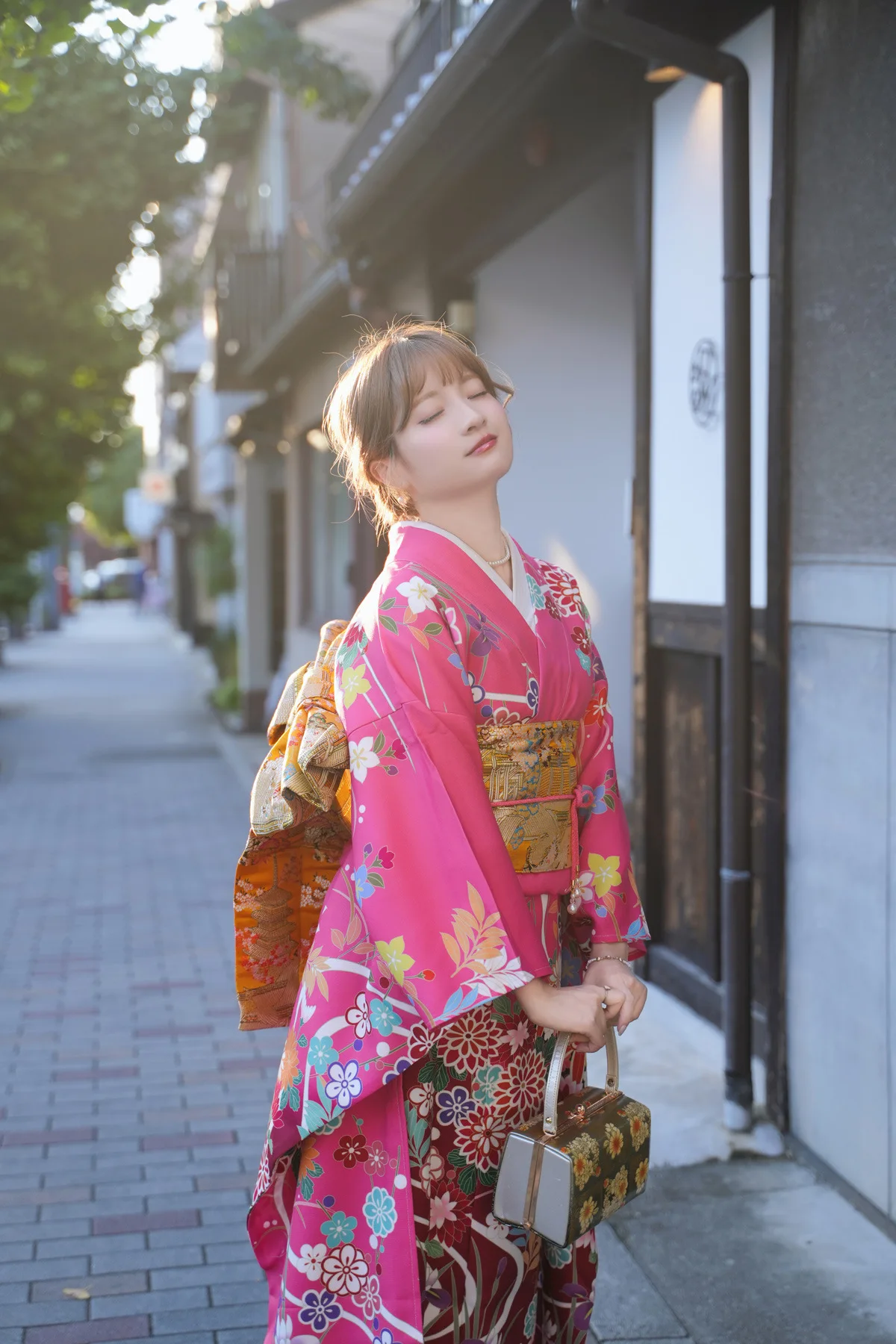 กิโมโนแบบญี่ปุ่นดั้งเดิม แขนสั - Women Formal Wear For Meeting บทวิจารณ์และราคา