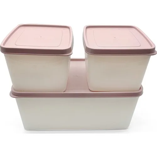 Üçsan Freezer Storage Container 3'lü Set (3,5l + 2x1,1l)