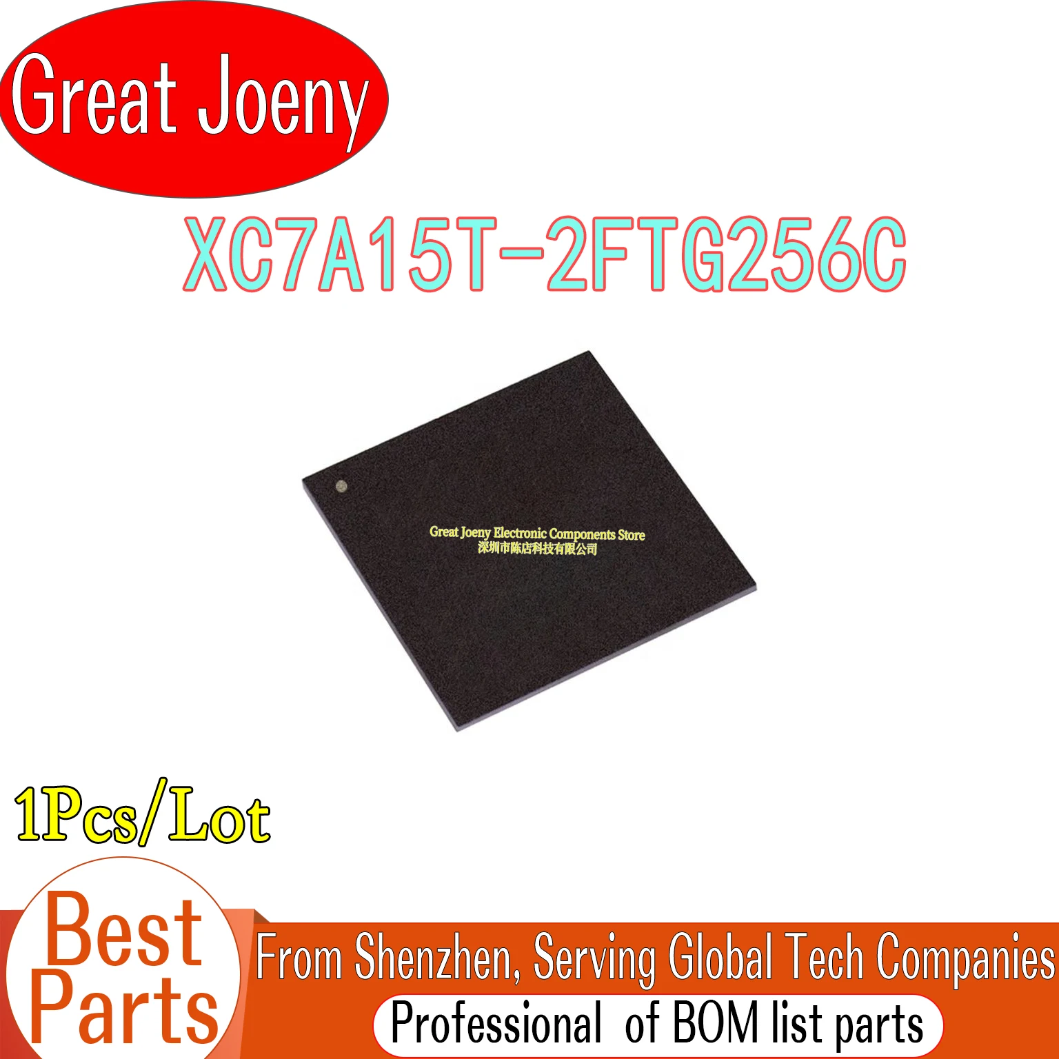 

100% New Original XC7A15T XC7A15T-2FTG256C XC7A15 XC7A15T-FTG256 IC Chipset FTBGA-256