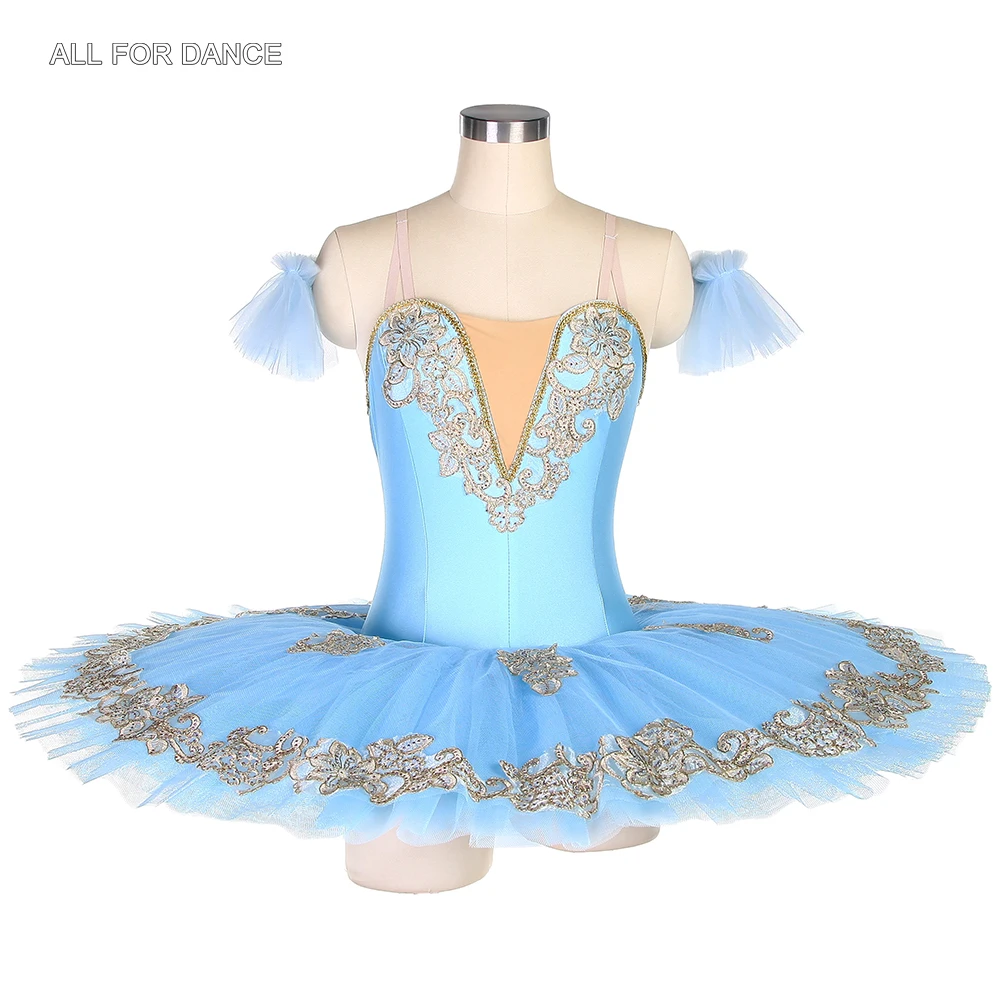 

BLL098 Pale blue Pre-professional ballet dance costumes pancake tutu classical ballet tutu dance costumes ballet tutu