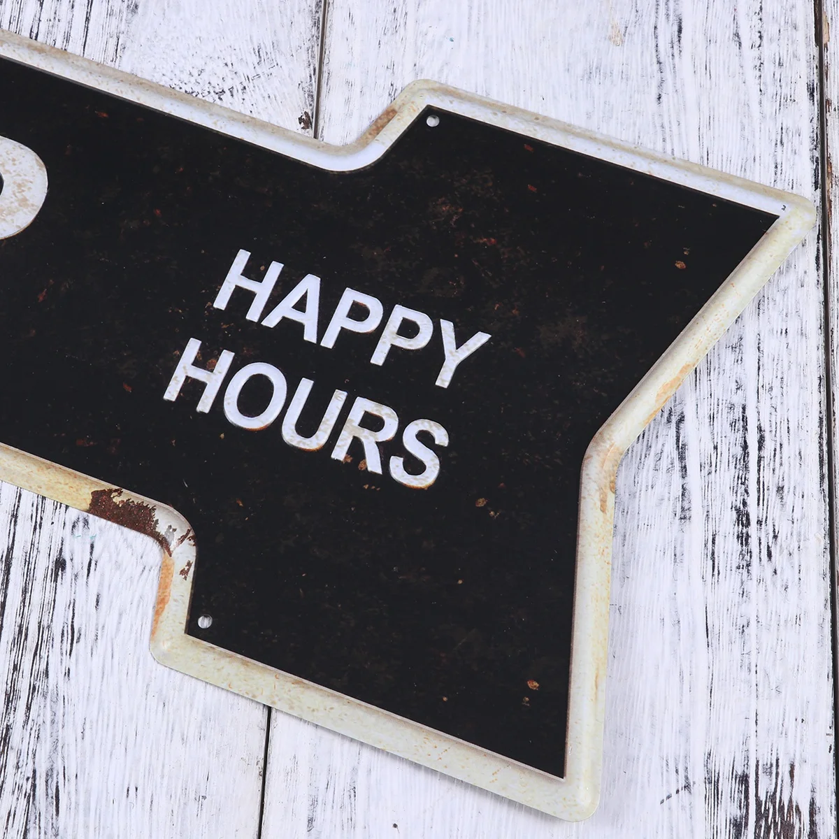 

Vintage Style Bar Indicator Tag 45x16cm Exit Sign Decorative Metal Plate for Supermarket Hotel Wall Indicator Tag