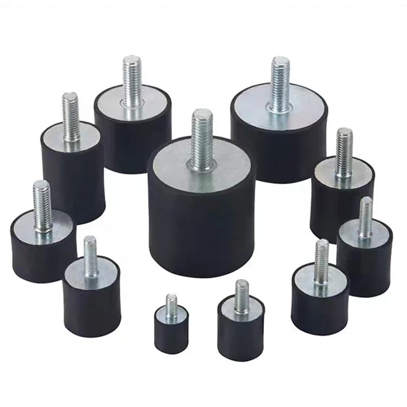1 szt. Gumowy amortyzator wibracyjny z gwintem wewnętrznym i zewnętrznym M3 M4 M5 M6 M8 M10 M12 M16 Typ VD, podkładka antywibracyjna, mocowanie izolujące wibracje