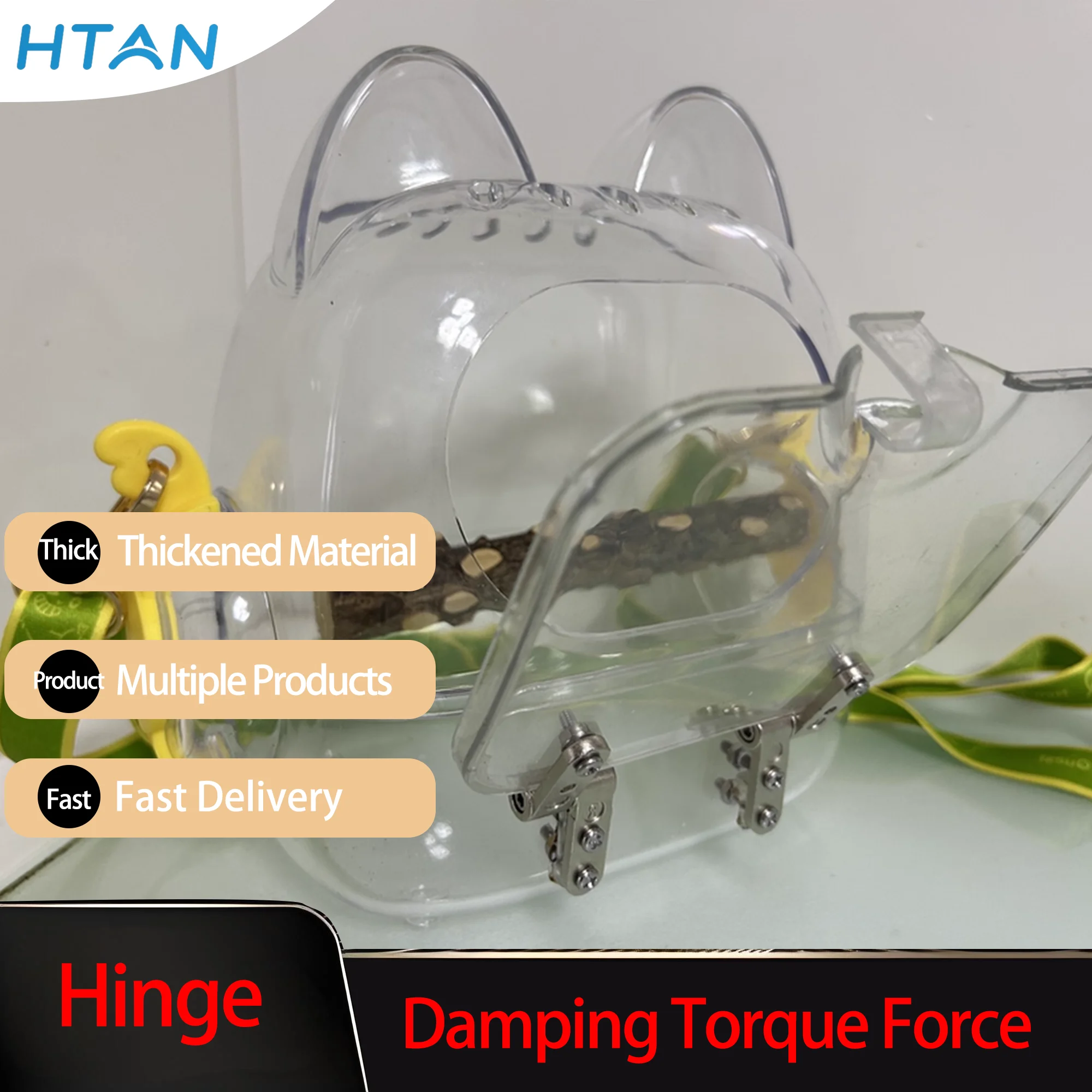 3 Sets 360 Degree Rotatable Shock-Absorbing Hinge for Medical Equipment Small Torque Arbitrary Stop Positioning Shaft