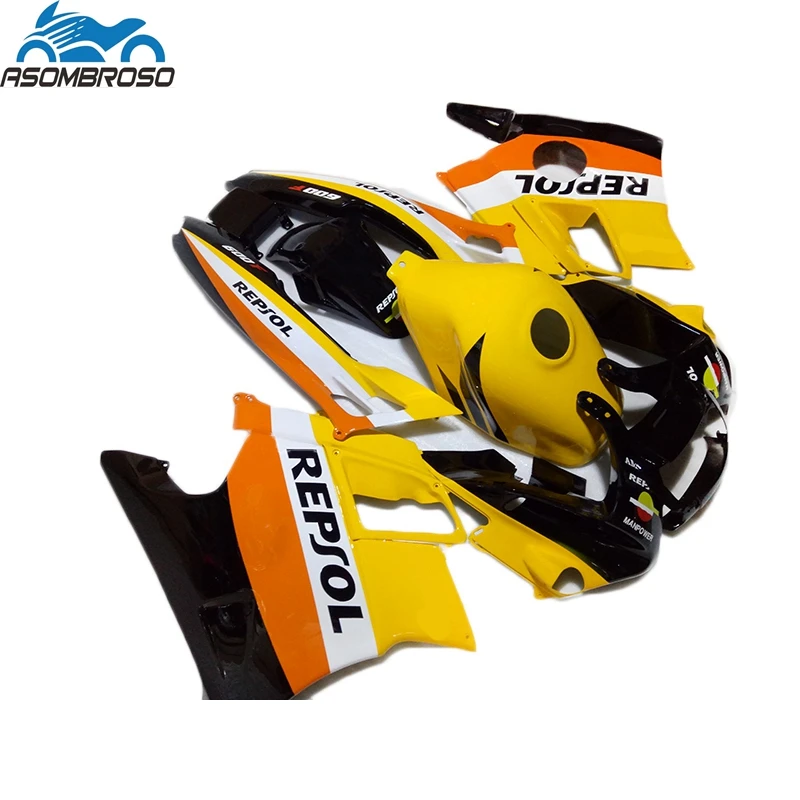 Customized Paint fairings Fit For Honda CBR600 F2 1991 1992 1993 1994 Bodywork Fairing Kit cbr 600 91 92 93 94 Yellow Black WY69