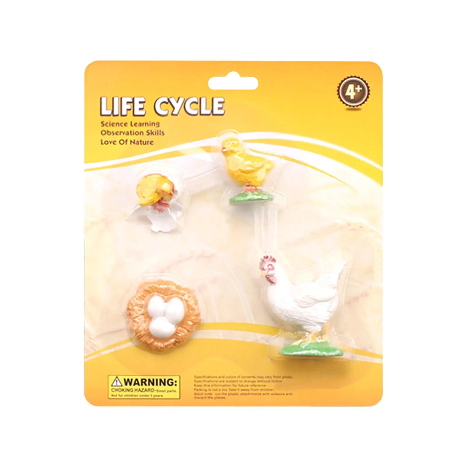 

Life Cycle of Chicken Toys Realistic Teaching Tools Animal Figurines Toy for Age 3 to 6 Science Animal Life Growth Cycle Figure