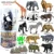 Miniature Lion Shark Horse Dinosaur Animals Model Set Action Figures Figurine Zoo Cute Education Kids Puzzle Toy Birthday Gift 3