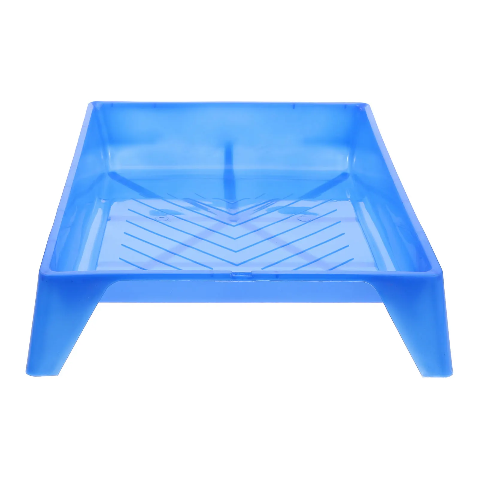 

Rollers Tool Tray Paint Brush Storage Container Durable Compact Organizer For Home Use Blue Easy Clean Storage Plate