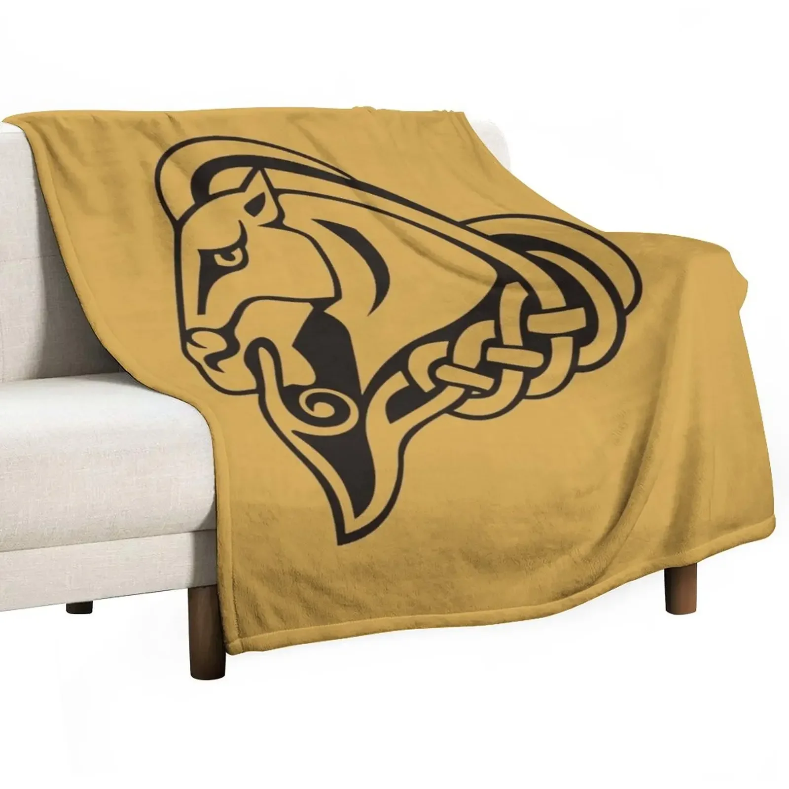 Whiterun Logo Throw Blanket para crianças, Camas macias Cobertores quentes