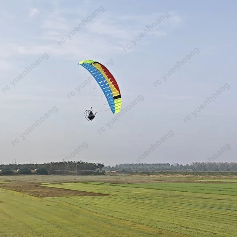 1 مجموعة 2.4 متر جناحيها مظلة الطيران الشراعي + 2216 1400KV فرش السيارات + 40A ESC + 9 بوصة مجداف + 55 جرام أجهزة معدنية RC بالطاقة Paraglider عدة