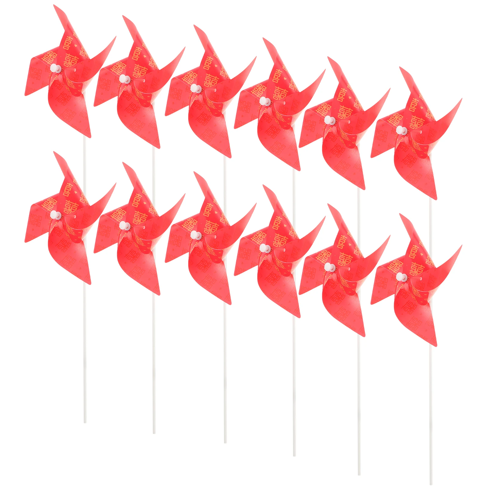 

10 Pcs Wedding Decor Outdoor Garden Yard Romantic Plastic Wind for Party Scene Windmill for Wedding Outdoor Pinwheel