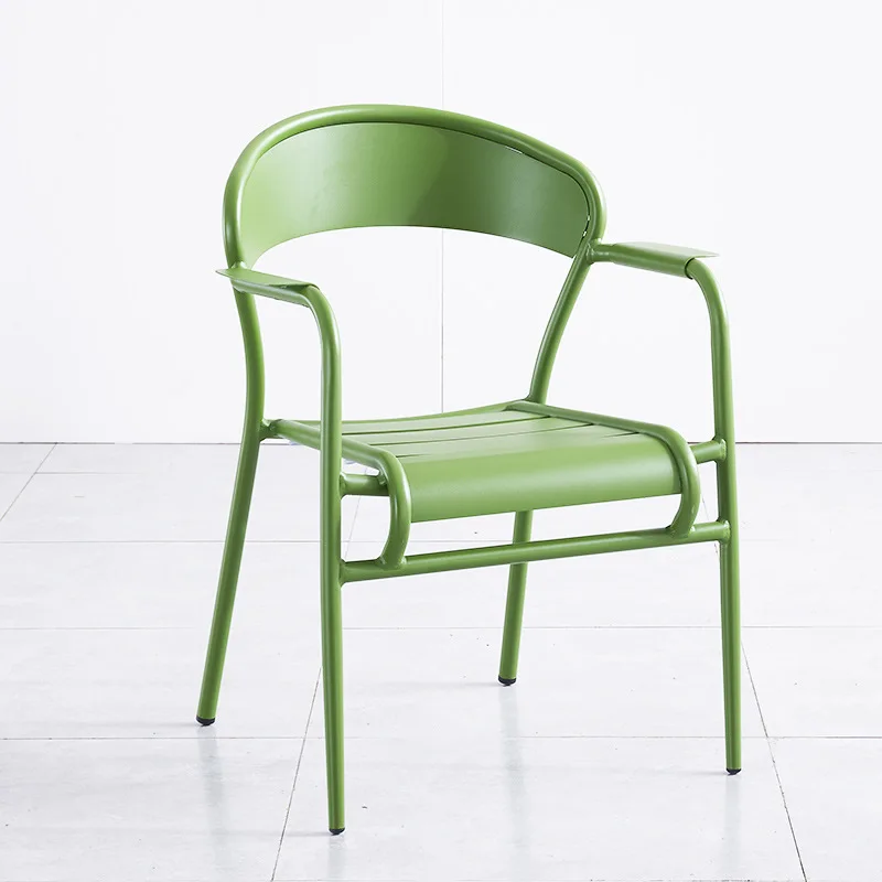 

Outdoor color table and chair combination villa courtyard balcony chair garden milk tea dessert coffee shop