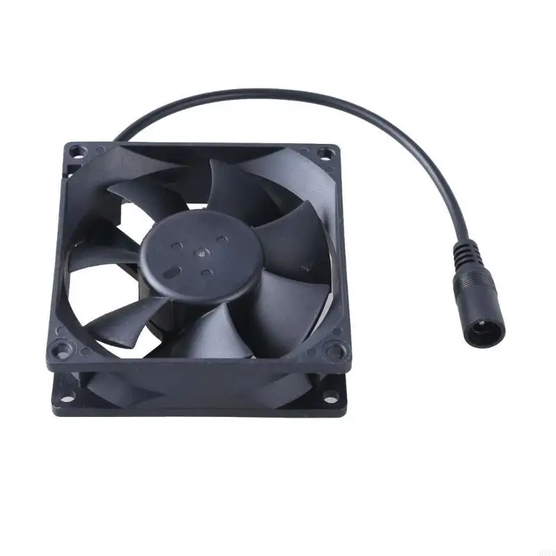 H37b 80mm مروحة 12V 8025 الأكمام تحمل التبريد بدون فرش 80mmx25mm العادم