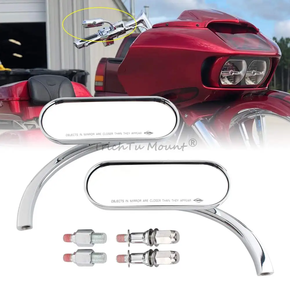 

M8/M10 Motorcycle Rearview Rear View Side Mirrors Aluminum For Harley Honda Shadow VT750 Suzuki Kawasaki Indian Victory 1 Pair