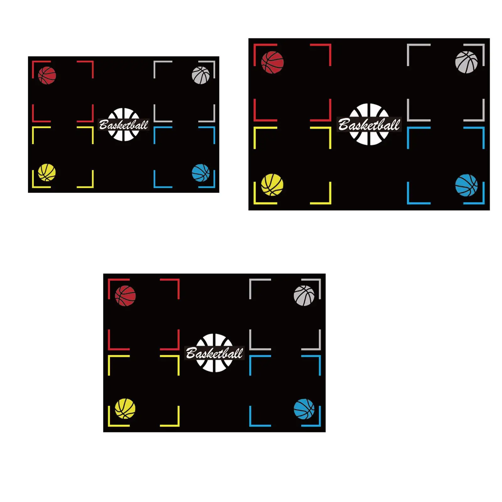 

Basketball Training Mat Basketball Footstep Rug Enhance Agility, Jumps and