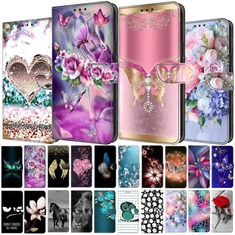 

High-quality Fashion Painted Case For Redmi Note 13 4G Wallet Case For Xiaomi Redmi Note 13 Note13 Pro Plus 5G Leather Flip Stan