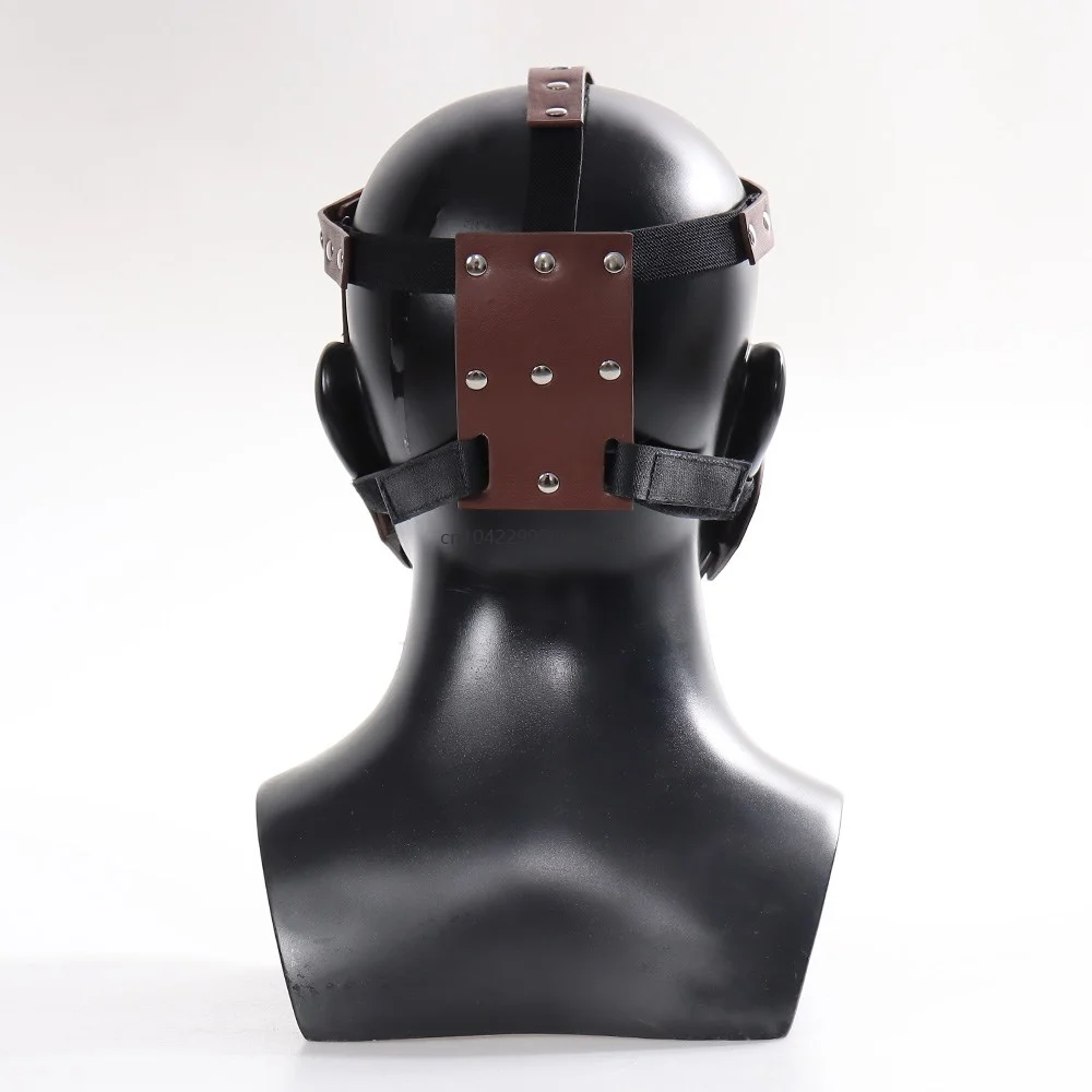 Medieval Warrior Gladiator Leather Mask Renaissance Halloween Cosplay Retro Helmet Carnival Party Cool Fashion Accessories Props view 4