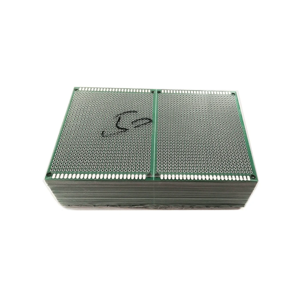 5 uds Universal 7x9 FR-4 fibra de vidrio de doble cara placa de pruebas DIY Kit de Protoboard electrónico para creación de prototipos de circuitos PCB