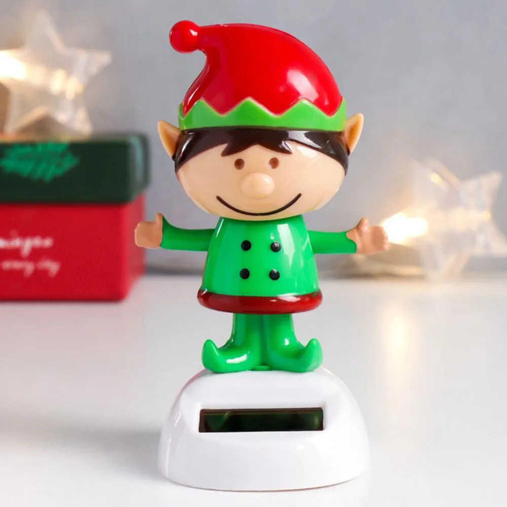 Vehicle Solar Sway Ornaments Delicate Fashionable Angel-Shape Autos Handiworks Ornaments Solar Toy for Cars Interior
