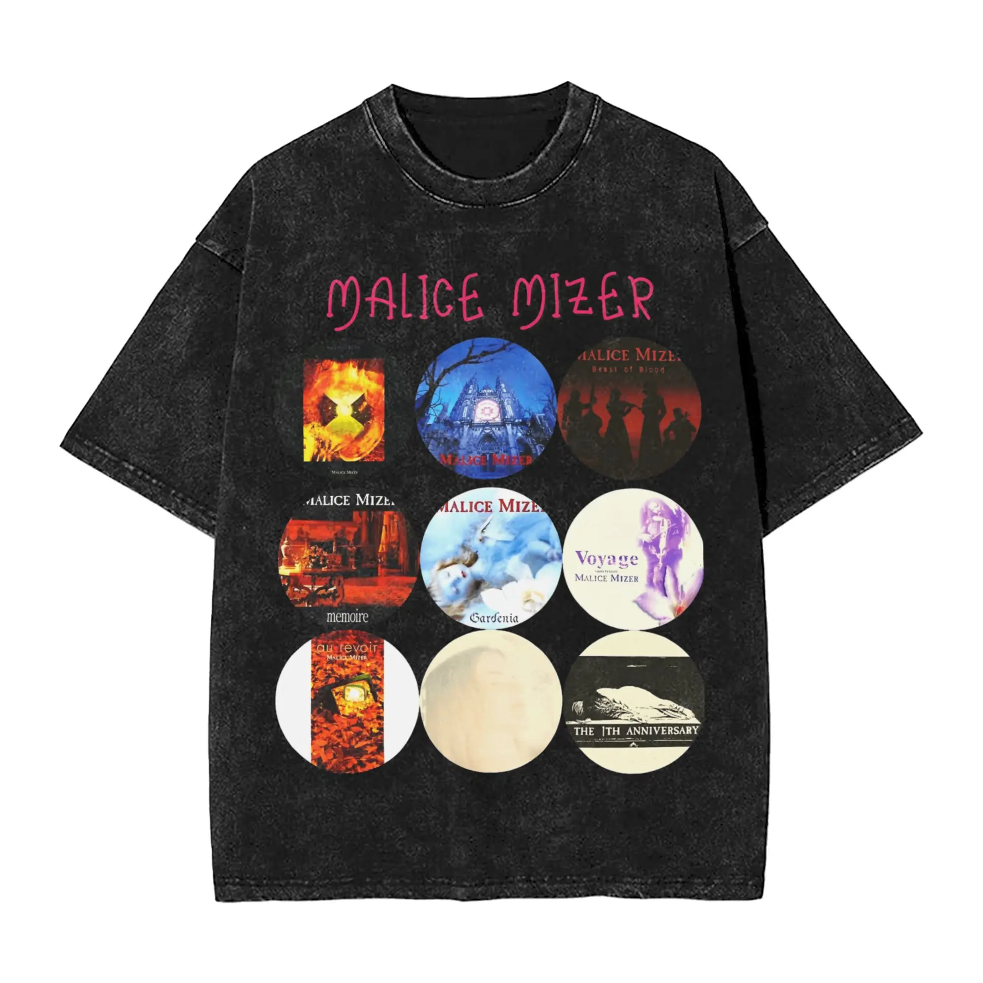 

Malice Mizer T-Shirts Men Album Novelty Cotton Tees Round Collar Short Sleeve T Shirts Gift Idea Tops