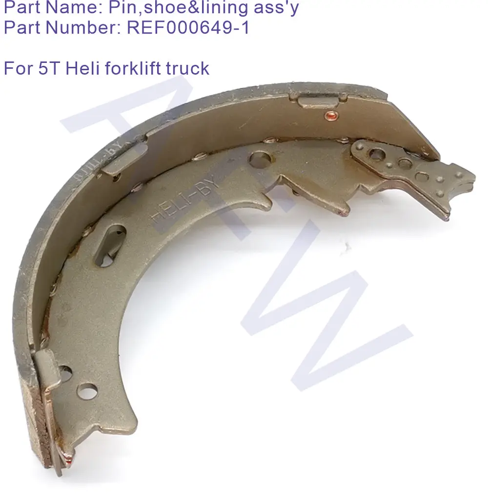 

REF000649-1，Pin,shoe&lining ass'y,For 5T Heli forklift truck