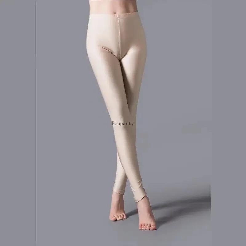 Pantalon de cyclisme structurels ent et brillant pour femmes, leggings de fitness élastiques à séchage rapide, bon marché et décontracté, fjFor Girl, 2024