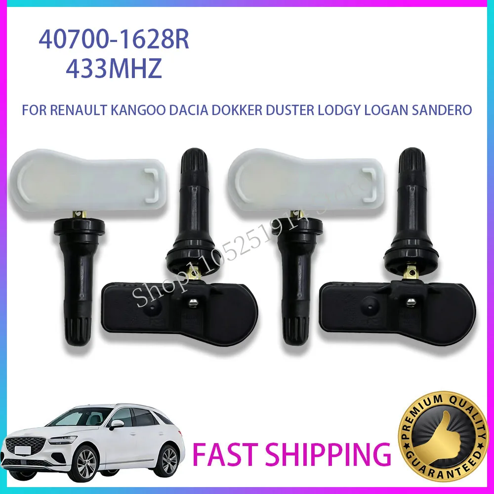 

TIRE PRESSURE SENSOR 40700-1628R FOR RENAULT KANGOO DACIA DOKKER DUSTER LODGY LOGAN SANDERO TPMS RENAULT TMPS SENSOR 433MHz