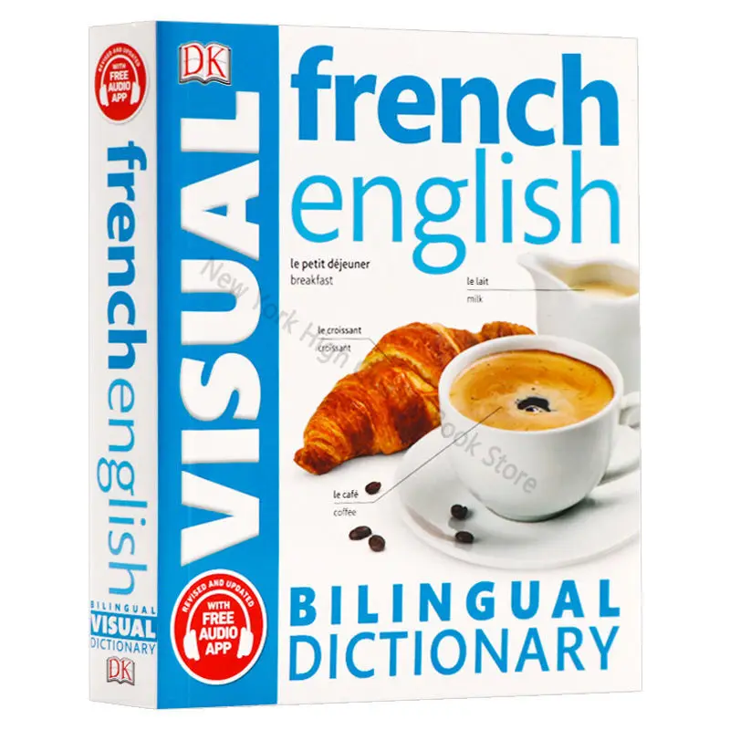 

DK Language Dictionary Huayan Original French English Bilingual Illustrated Dictionary Language Learning Book