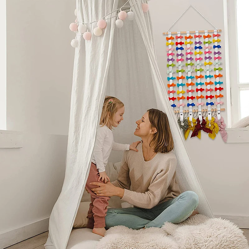 Soporte de diadema multifuncional, organizador de joyería, soporte de lazo para niñas, organizador de exhibición de diadema para niñas adolescentes, regalos para mujeres