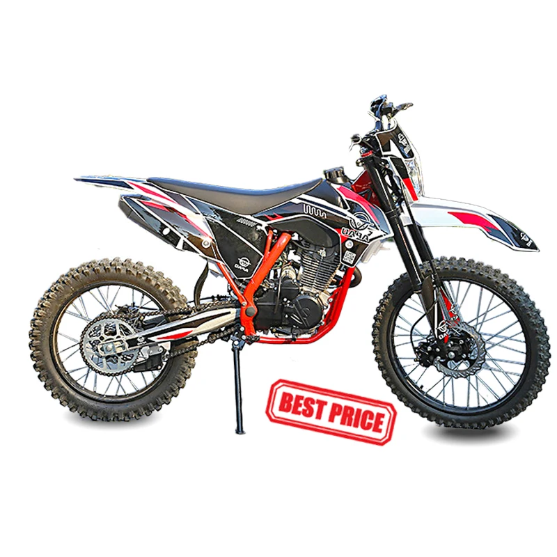 Cheap Price Chinese Full Size Mini 250Cc Dirt Bike Water Cooled Moteur Rear Wheel Dirt Bike