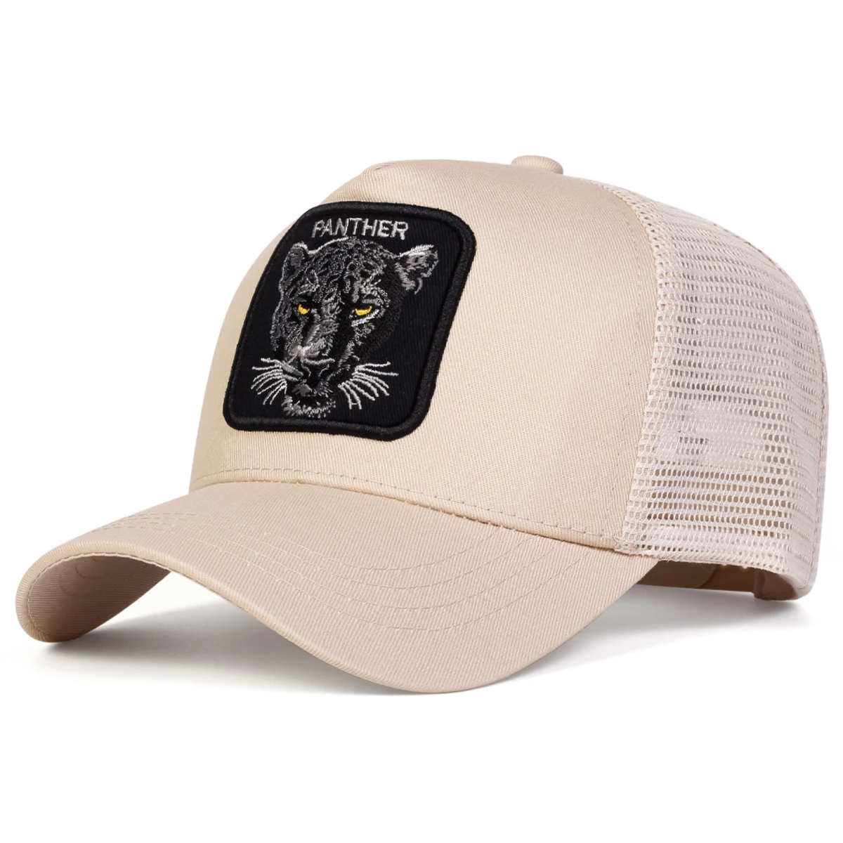 Unisex PANTHER Embroidery Baseball Net Caps Spring and Summer Outdoor Adjustable Casual Hats Sunscreen Hat image 3