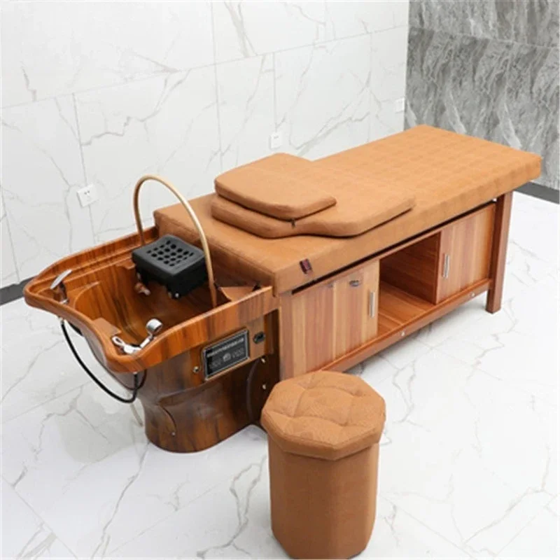 Massage Equipment Hairdressing Spa Shampoo Salon Bed Barber Shop Multifunctional Spa Recycling Bed