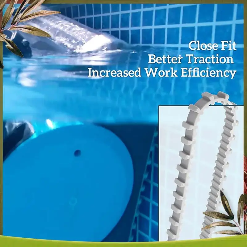 

Reliable-2 Pack Rubber Pool Cleaner Tire Track Replacement Parts 9985006-R2 For Dolphin Deluxe 4 5 Pool Cleaner