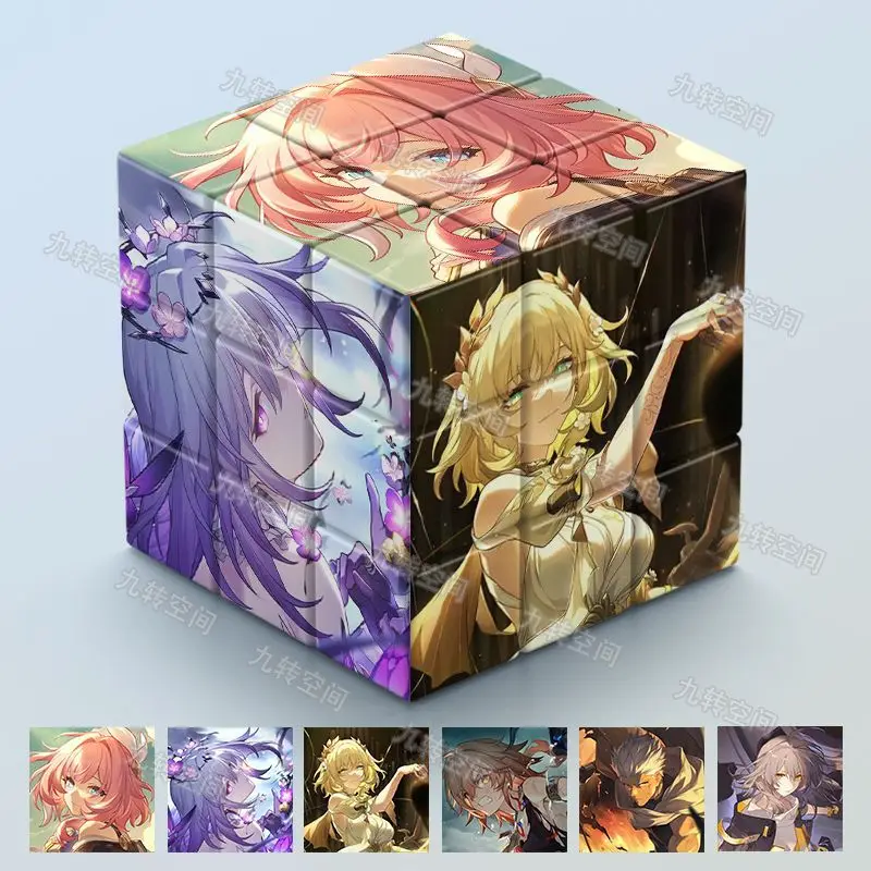 مثيرة للاهتمام المكعب السحري أنيمي هونكاي: ستار السكك الحديدية افينتورين المنافسة سرعة أُحجية مكعبات سحرية Magico Cubo هدايا عيد الميلاد #4