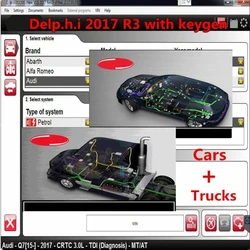 2024 Hot Delphis 2017 R3 Met Keygen Delphi Ds150e Diagnostische Tool Software Voor Auto 'S En Vrachtwagens Obd Scanner 2017r3