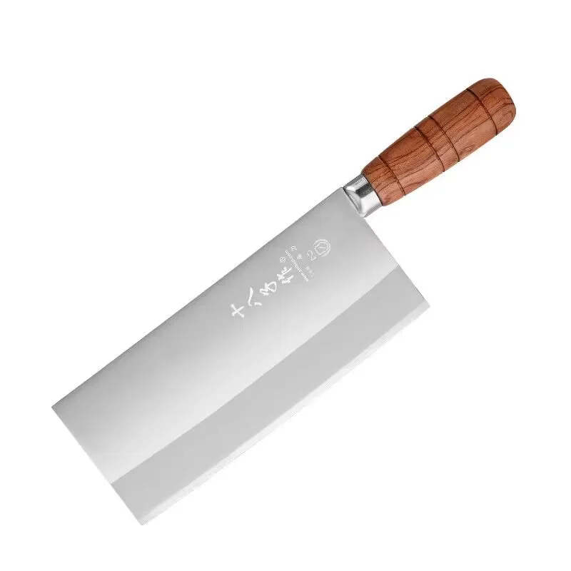 SHIBAZI Traditional Chef Slicing Cooking Knife Advanced Compound Alloy Steel Mulberry Knife Chopping Knife Kitchen Cutting Tool