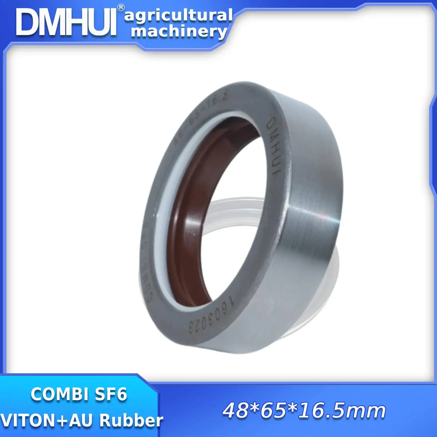 

DMHUI High Quality 48x65x16.5mm Combi SF6 Type 12017310B Oil Seal for Agricultural Machinery ISO9001::2008