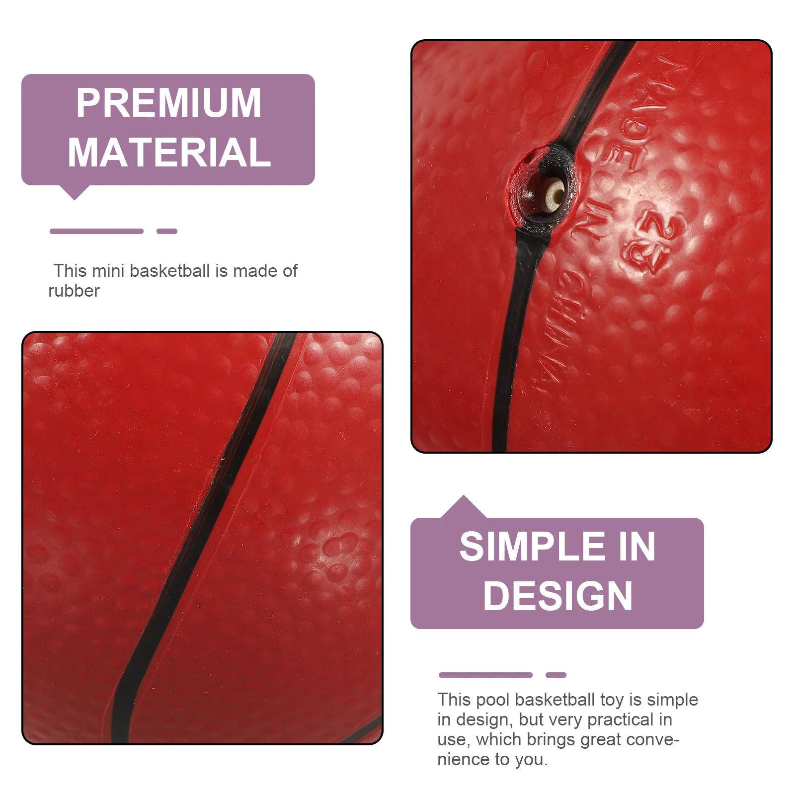 1 Zestaw Mini Koszykówka do Pływania w Basenie dla Maluchów Chłopców Dziewcząt Zabawa na Wodzie na Zewnątrz Sportowa Piłka z Pompką Bezpieczny Materiał Gumowy