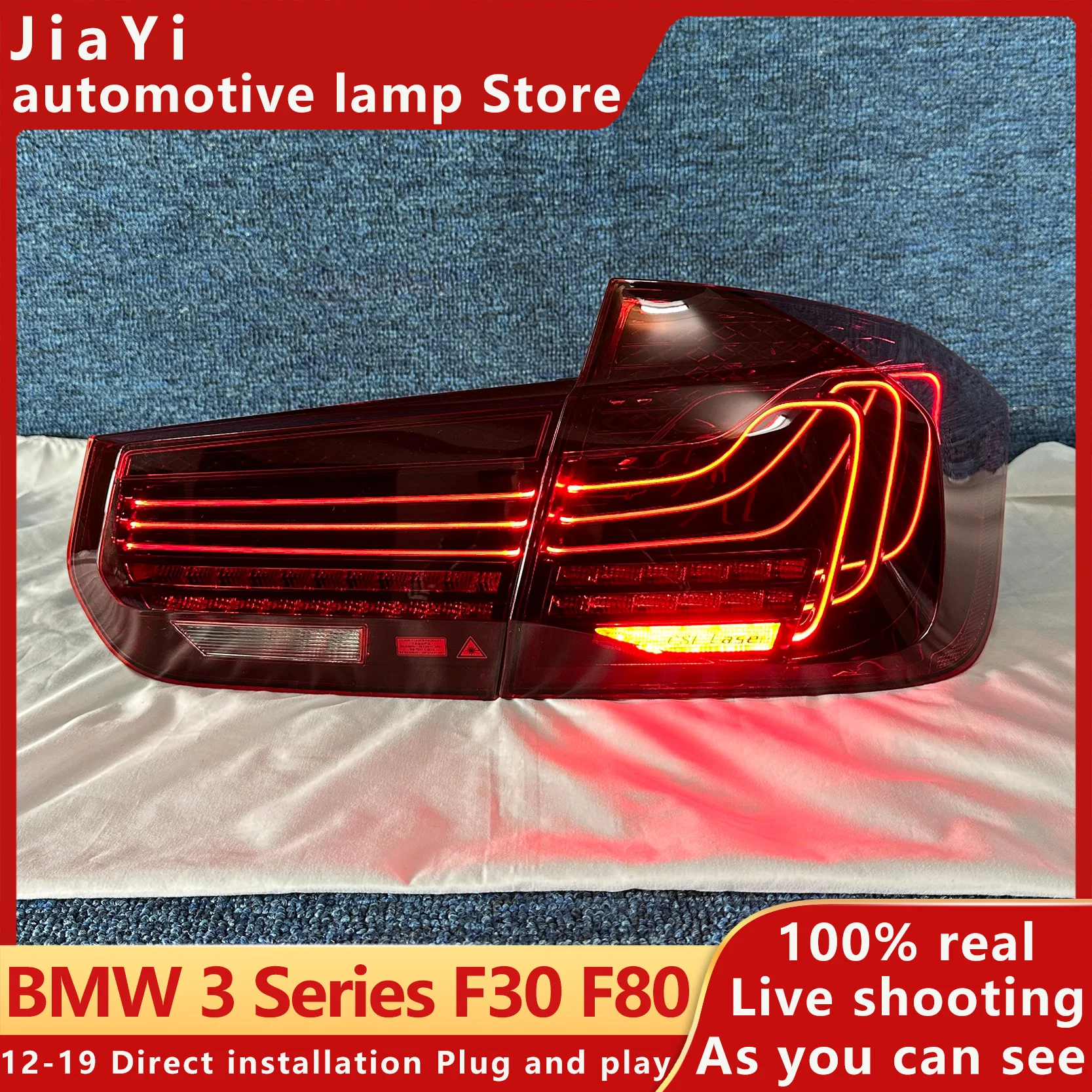 Car Styling for F30 Tail Lights 2013-2019 F80 M3 LED Tail Lamp M4 CSL Design Laser tail light 320 325 DRL Signal auto Accessorie