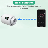 Tuya TRV Wifi Thermostat Smart Home Thermostatic Head Radiator Valve Actuator Heating Temperature Controller Alexa