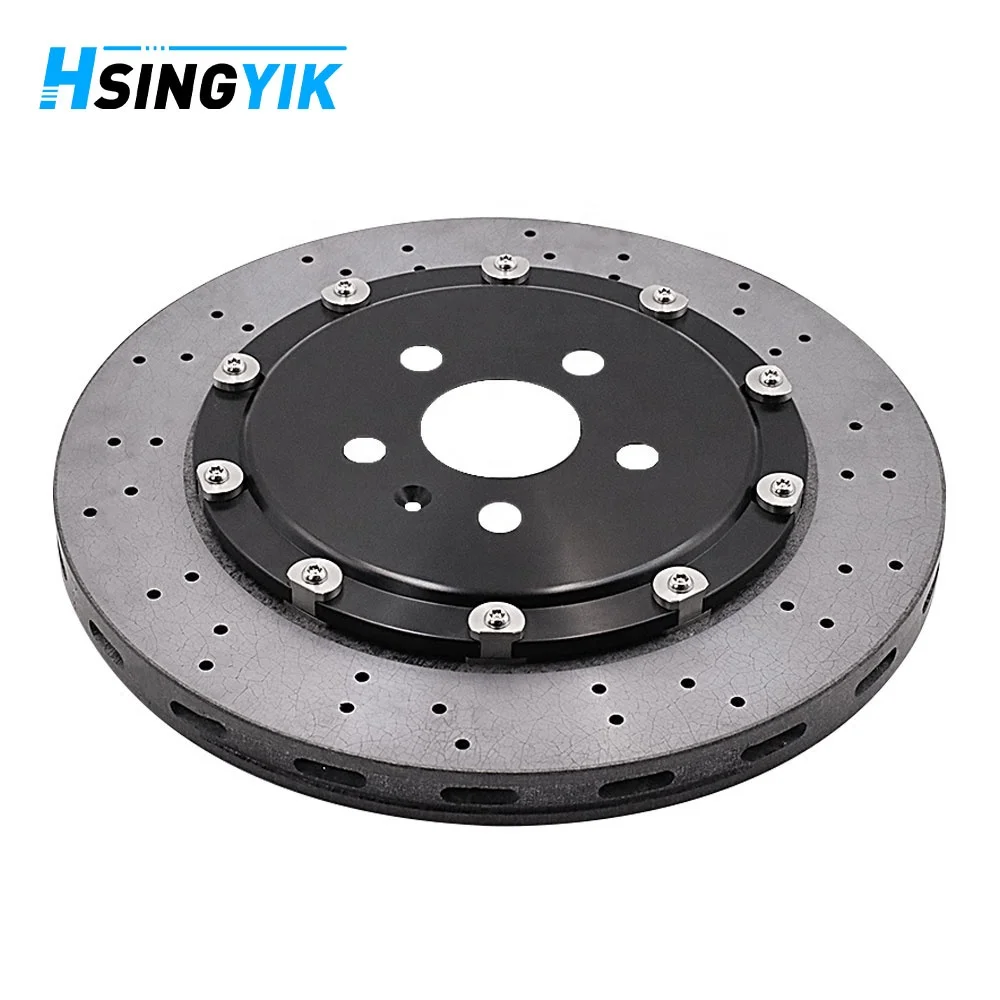 Modified Kit Rear Front Carbon Fiber Ceramic Brake Disc Rotor for Chevrolet Camaro Zl1 GT4 380MM