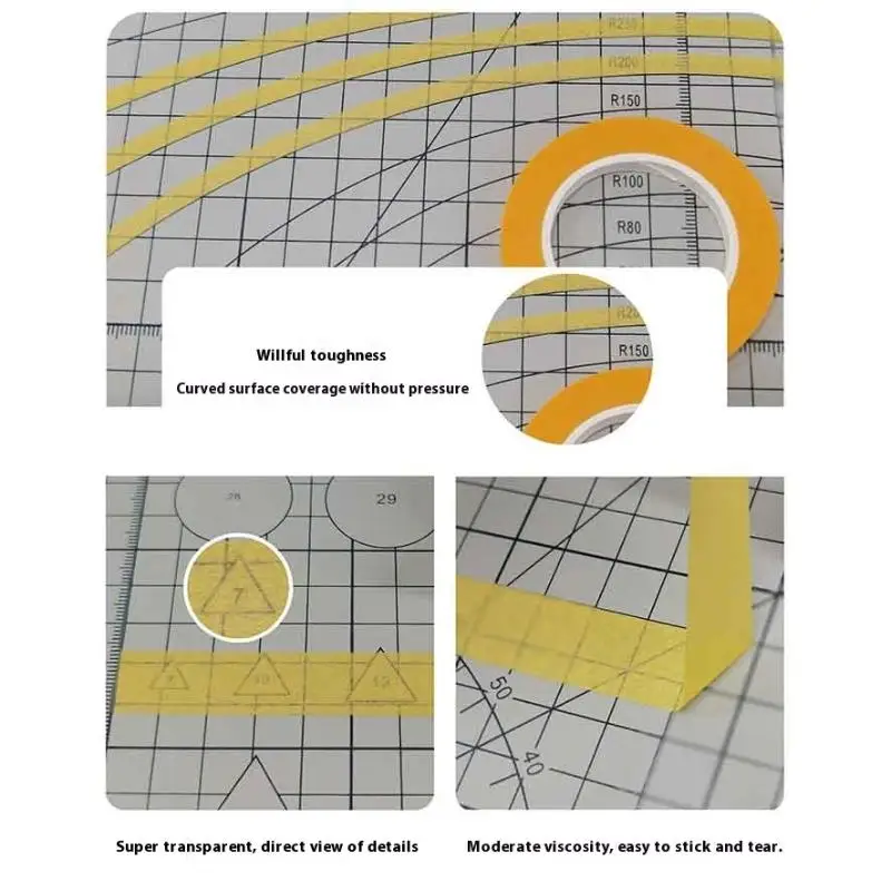 قاطع شريط لاصق DSPIAE MT-B - أداة صنع النماذج الدقيقة لتجميع اليد بنفسك وإخفاء الطلاء ومشاريع التحديثية للهوايات #2