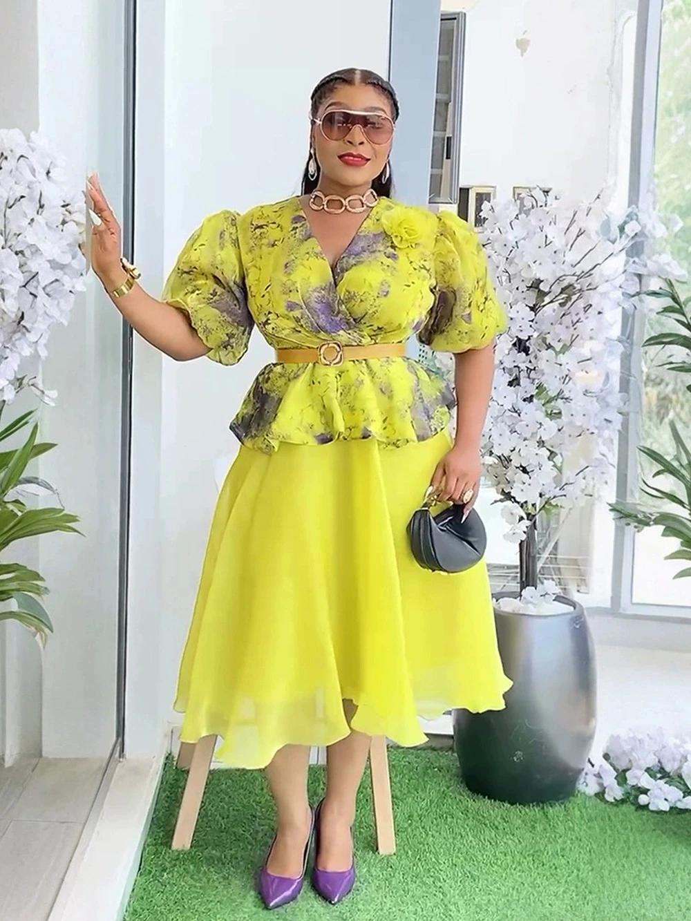 

Plus Size African Party Dresses for Women New Fashion Dashiki Ankara Wedding Evening Gown Elegant Turkey Muslim Maxi Dress